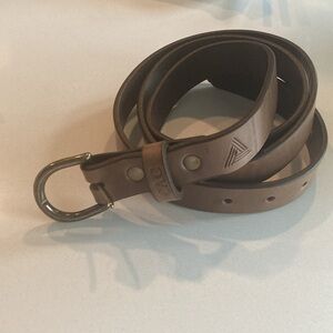 Brown leather Blue Delta Jeans Belt